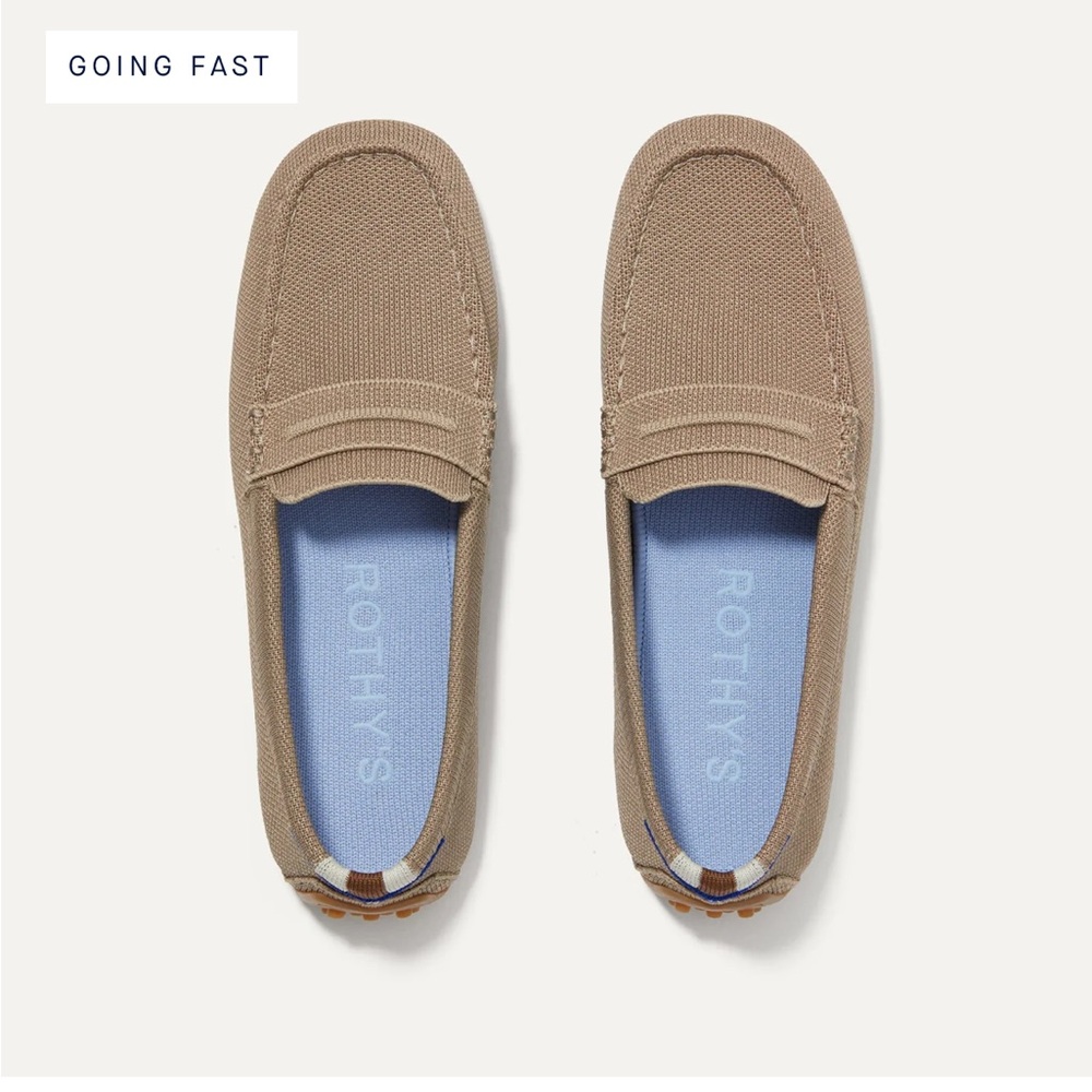 Rothy’s The Driver in Latte Size 6.5
